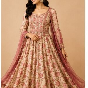Floral Anarkali Set